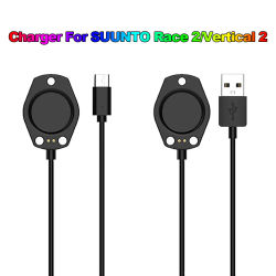 Cargador de Cable USB para Suunto Race 2, adaptador de reloj inteligente, cargadores de repuesto para Suunto Vertical 2, accesorios para reloj inteligente