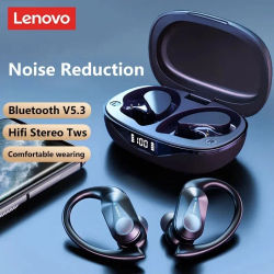 Auriculares originales Lenovo LP75 TWS Bluetooth V5.3, auriculares inalámbricos con pantalla Digital LED, auriculares con reducción de ruido, resistentes al agua, nuevos