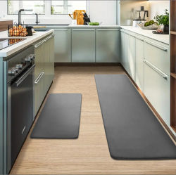 Alfombrillas de franela gruesa para cocina, alfombrillas antideslizantes de aceite absorbente, tiras largas de alfombras resistentes a la suciedad, alfombrillas para puerta de entrada