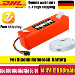 Batería de iones de litio de 14.4V y 6500mAh, accesorios para aspiradora robot Xiaomi Mi SDJQR01RR SDJQR02RR SDJQR03RRE35 Xiaowa C10 E20 E35