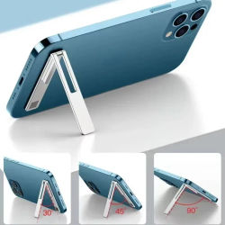 Soporte Magnético Ultrafino Plegable para Teléfono Móvil, Soporte de Escritorio de Aleación Metálica, Soporte Universal para Teléfono Celular