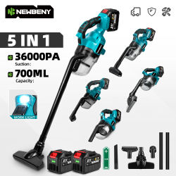 Aspiradora sin escobillas YOFIDRA de 1800W, 30KPa, 1.5L, portátil, con potente succión, herramientas de limpieza para el hogar, compatible con batería Makita de 18V.