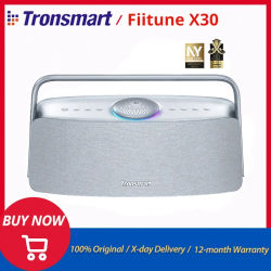 Tronsmart Altavoz Bluetooth Fiitune X30 Altavoz de alta resolución Audio doméstico Bluetooth con salida de 80 W, IPX6, control de aplicaciones, mango portátil, tecnología DSP