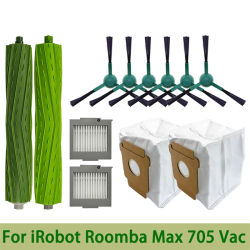 Para iRobot Roomba Max 705 Vac Robot repuestos de aspiradora cepillos laterales principales filtros bolsas de polvo Accesorios