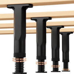 **Patas de Soporte para Cama de Altura Ajustable y Alta Resistencia, Columnas de Soporte para Muebles, Universales para Cama, Sofá, Gabinete, Cómoda, Mesa**