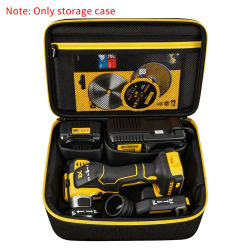 Estuche de Almacenamiento Rígido de EVA para Herramienta de Corte de 20V Max 3 en 1 sin Escobillas, Bolsa de Transporte Portátil para Cargador, Baterías y Herramientas de Corte