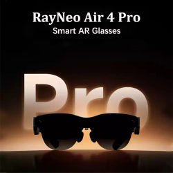 Gafas AR inteligentes RayNeo Air 4 Pro compatibles con HDR10 3840Hz 4 altavoces 1200 lentes Gafas AR con pantalla de doble capa Micro-OLED