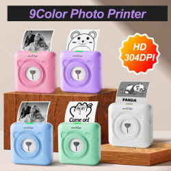 7 colores Peripage A6 304DPI Mini impresora fotográfica notas pegatinas máquina de impresión de etiquetas Bluetooth marcador de impresora inalámbrico portátil