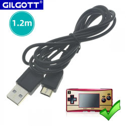 Cargador de datos USB Cable de alimentación de carga para consola Nintendo GBM GameBoy Micro