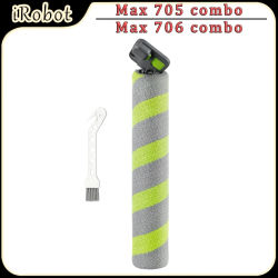 Mopa con rodillo compatible con IRobot Roomba Max 705 Combo, piezas de repuesto para robot aspirador, accesorios de rodillo de microfibra lavables
