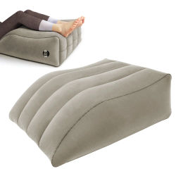 Almohada Elevadora de Piernas, Cojín Inflable para Reposo de Piernas - Almohada de Circulación Mejorada para Dormir y Leer, Almohada de Cuña Ideal