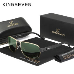 KINGSEVEN, gafas de sol polarizadas UV400 para hombre, gafas de protección clásicas rectangulares Retro Vintage a la moda, gafas para conducir al aire libre