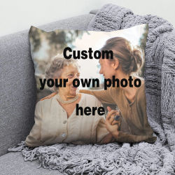 Funda de almohada DIY con foto personalizada con foto de boda, funda de almohada decorativa para regalo de aniversario del Día de San Valentín