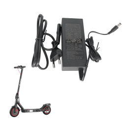 Cargador de 42V 1.5A con conector DC2.1 y enchufe europeo con certificación CE para iScooter i9, adaptador de corriente universal para baterías de iones de litio.