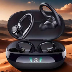 Auriculares Estéreo Bluetooth 5.4 SP16, Auriculares Deportivos Supraaurales, Reducción de Ruido ENC, Auriculares Deportivos Impermeables