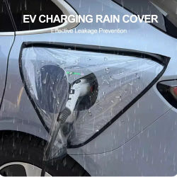 Cubierta impermeable universal para carga de vehículos eléctricos, protector de conector de cargador antipolvo para carga exterior de vehículos eléctricos