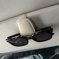 Clip Universal para gafas de sol de coche, hecho de PVC, soporte para gafas de coche, accesorios interiores, estante de almacenamiento para gafas, 1 ud.
