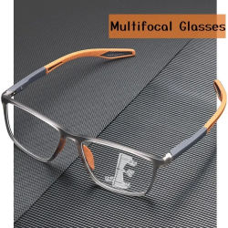 Gafas de lectura multifocales TR90 antiluz azul para hombres y mujeres, gafas progresivas de cerca de lejos, gafas deportivas ultraligeras para visión de lejos