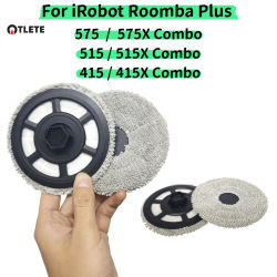 Soporte para Mopa Original para (iRobot Roomba Plus 415X Combo/ 415 Combo/ 515 Combo/ 575 Combo), Piezas de Repuesto para Robot Aspirador, Soporte para Mopa