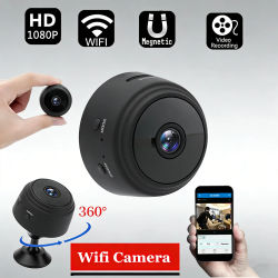 Cámara WiFi A9, Monitor de seguridad, Mini videocámaras HD de 1080P, versión nocturna en interiores, cámara inteligente de vídeo, protección de seguridad