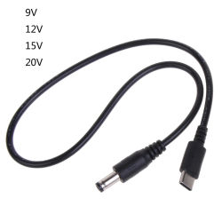 Cable alimentación USBC a DC5.5x2.1mm 9V 12V 15V 20V para monitores LCD Radio transmisión Cine 9V 12V 15V 20V DropShipping