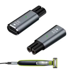 Adaptador de cargador USB tipo C de 5V para afeitadora, recortadora de barba portátil, compatible con Philips BT3238/15, QP2724, BT3230, MG7910, QP1424/70, S3243/91