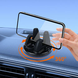 360 ° Soporte Giratorio para Teléfono Móvil, Soporte para Coche Antideslizante, Soporte para GPS, Soporte Universal para Todos los Teléfonos
