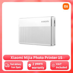 Impresora de fotos de bolsillo Xiaomi 1S Bluetooth 5.2 Impresora de etiquetas térmicas inalámbrica Mijia AR Impresora de bolsillo para tableta de teléfono inteligente