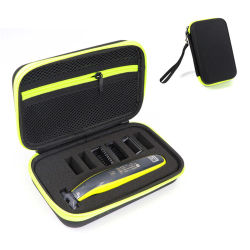 Caja de almacenamiento para afeitadora EVA, caja de almacenamiento para afeitadora eléctrica portátil, caja de viaje para recortadora, adecuada para Philips de una sola hoja QP2530/2520
