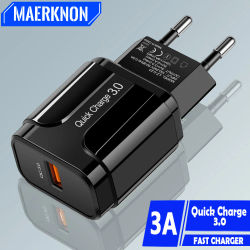 Cargador Usb de carga rápida 3,0 4,0 5V 3A para iPhone Xiaomi Samsung S20 tabletas Universal qc3.0 cargadores de teléfono móvil de carga rápida