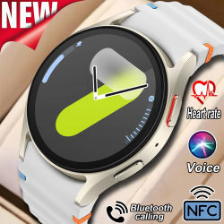 2025 nuevo reloj 7 NFC monitoreo de ritmo cardíaco para Samsung reloj mujeres Bluetooth llamada Smartwatch hombres AMOLED GPS relojes deportivos hombres