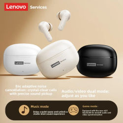 Auriculares Bluetooth originales Lenovo LE229 TWS, auriculares inalámbricos verdaderos para música con micrófono, sonido de alta fidelidad, auriculares impermeables, nuevos