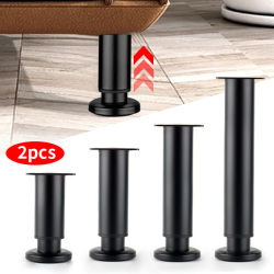 Patas de soporte ajustables para muebles, patas de mesa telescópicas, marco de soporte inferior para cama, utilizado para mesas, marcos de cama, sofás, 2 uds.