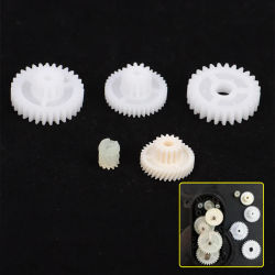 5 unids/set Robot de barrido inteligente Cepillo Lateral Rotor caja de transmisión engranaje Cepillo Lateral Motor engranaje robótico piezas de aspiradora