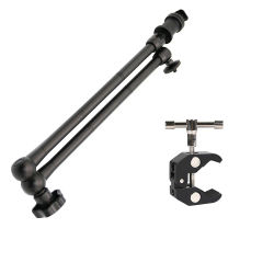 Brazo mágico para cámara articulado de 20 pulgadas, accesorios de fotografía con súper abrazadera para Monitor Canon, Nikon, Sony, micrófono, soporte de Flash, soporte de iluminación