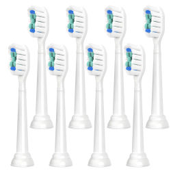 Cabezales de repuesto para cepillo de dientes profesional, 8 piezas, Compatible con Philips Sonicare, 4100, 5100
