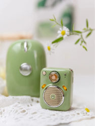 Divoom Beetles Altavoz Bluetooth Radio FM verde Mini altavoz inalámbrico inteligente portátil para exteriores Radio FM Subwoofer regalo