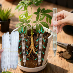 Tubos de drenaje de 10/20 piezas para evitar la putrefacción de las raíces y mejorar el drenaje, adecuados para uso en interiores y exteriores, ventilación de raíces de plantas