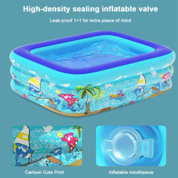 Piscina inflable para bebés, piscina extraíble para interiores y exteriores, juguetes de verano para fiestas en la piscina