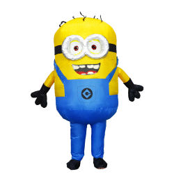Disfraz Inflable de Robot de Dibujos Animados, Traje de Mascota para Desfiles, Cosplay de Personajes Adultos, Set para Fiestas de Cumpleaños, Halloween y Eventos