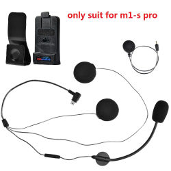 Fodsports-auriculares con Clip para micrófono para casco de motocicleta M1-S Pro, intercomunicador con Bluetooth
