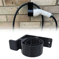 Soporte de pared para cargador de vehículos eléctricos, tipo 2 EV, 90 grados, perfil bajo, RH, accesorios de carga para automóviles, 1 ud.