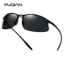 Gafas de sol polarizadas deportivas ultraligeras para hombre y mujer TR90, gafas de sol de pesca de medio marco, gafas de sol para conducir al aire libre