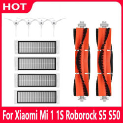 Filtro Hepa, cepillo principal, Cepillo Lateral, repuestos para Xiaomi Mi 1s 1st Roborock S5 S50 Max Mijia, accesorios de Robot aspirador