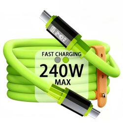 Cable de carga súper rápido tipo C a tipo C de 240W, cargador Universal de alta potencia, Cable USB 6A, Cable USB C para Xiaomi, iPhone y Samsung