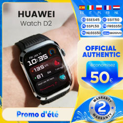 Reloj HUAWEI D2 con Pantalla AMOLED de 1.82'', ECG, Monitoreo Integral del Sueño, Cuidado de la Salud Familiar, Bluetooth