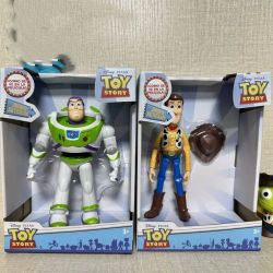 Juguetes de modelo de Buzz Lightyear, Muñeco robot Woody, Figura de acción de anime, Estatua de juguete, Adorno, Colgante, Muñeco de acción, Regalo de colección