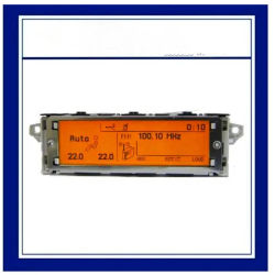 Pantalla LCD amarilla para salpicadero, radio, menú de aire acondicionado, monitor con conector de 12 pines para Peugeot 307 407 408 C4 C5, pantalla para coche 9821852480