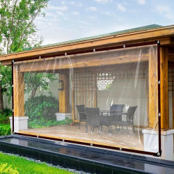 Lona transparente de película de PE para balcón, cubierta para plantas suculentas, tienda Gazebo, toldo impermeable, muebles de jardín, cubierta de lona impermeable