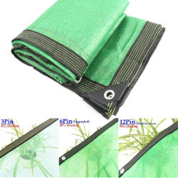 3 ~ 12 pines verde Anti UV HDPE parasol red exterior Gazebo dosel sombreado malla invernadero jardín plantas piscina parasol red